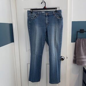 Liz Claiborne Women's Straight Leg Blue Jeans